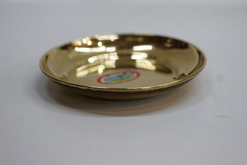 Classic Brass Serving Plate (Kitchen Thali)