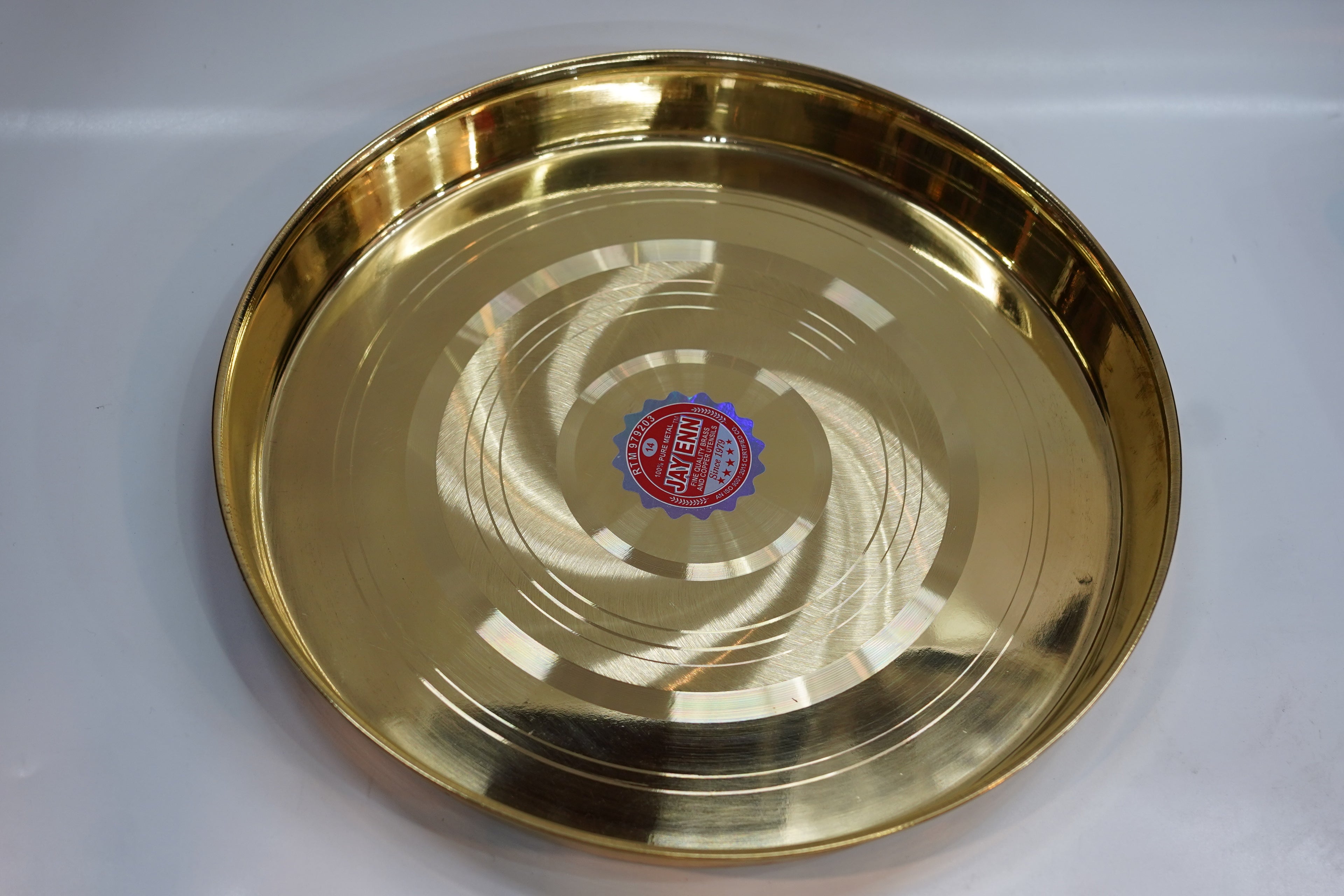 Premium Handcrafted Brass  Plate