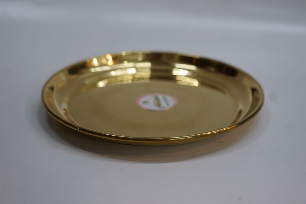 (Traditional Brass Thali)
