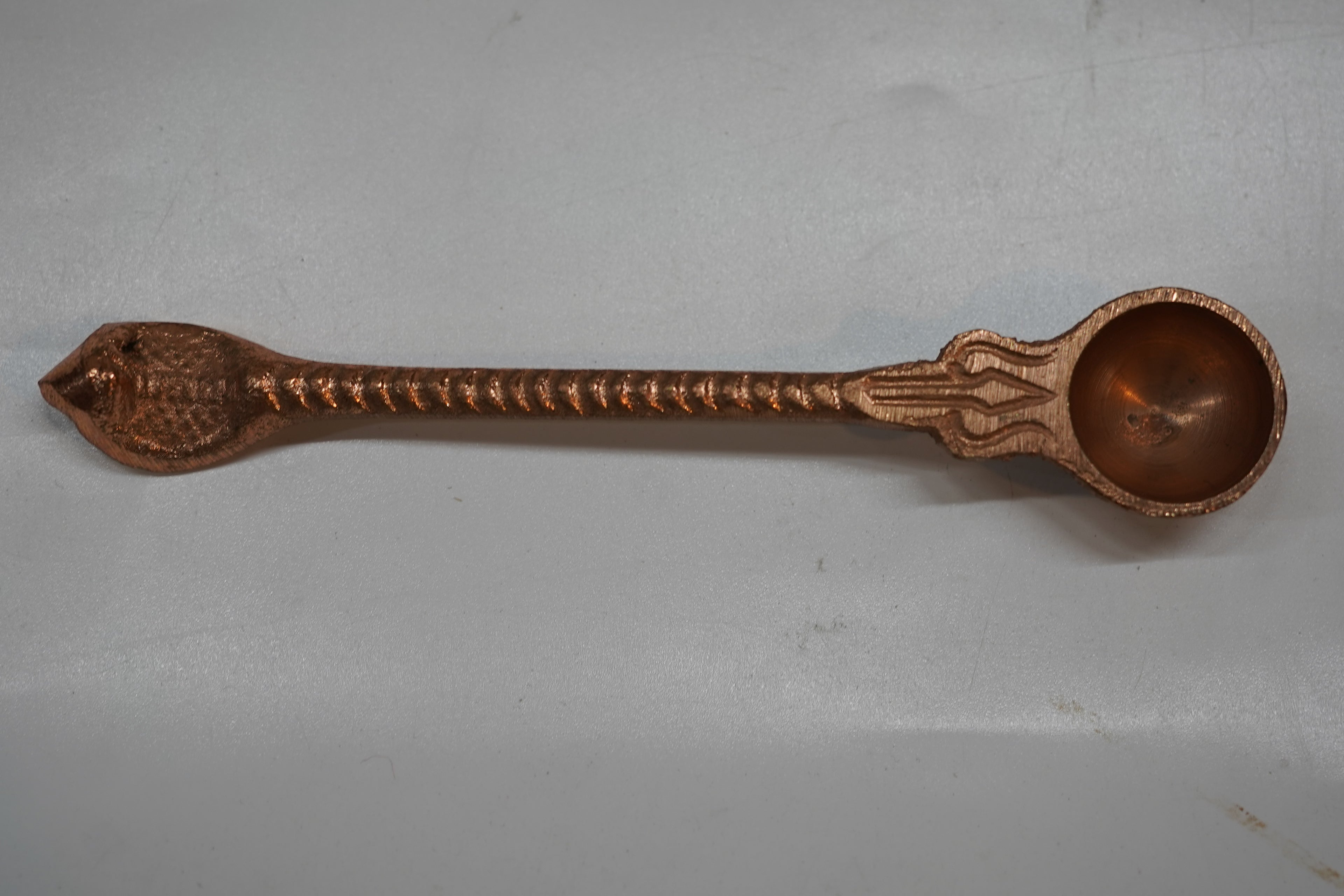 Premium Copper Achmani Spoon for Pooja & Rituals