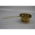 Handcrafted Brass Tea Strainer with Handle | Traditional Brass Chai Filter