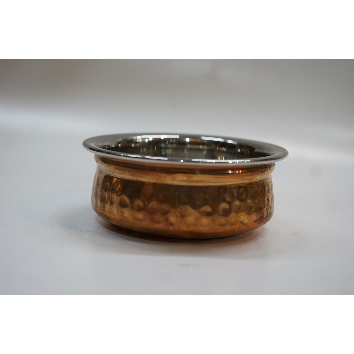 Handcrafted Hammered Copper Serving Bowl