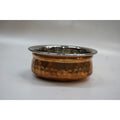 Handcrafted Hammered Copper Serving Bowl