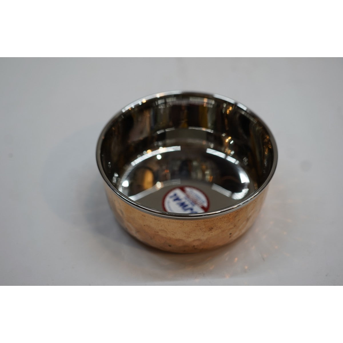 Handcrafted Hammered Copper Serving Bowl