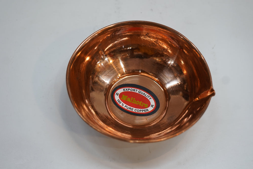 Handcrafted Pure Copper Bowl for Serving & Pooja