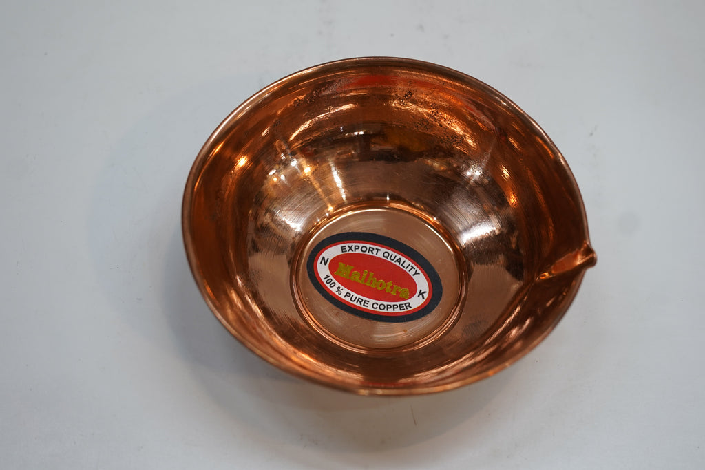 Handcrafted Pure Copper Bowl for Serving & Pooja