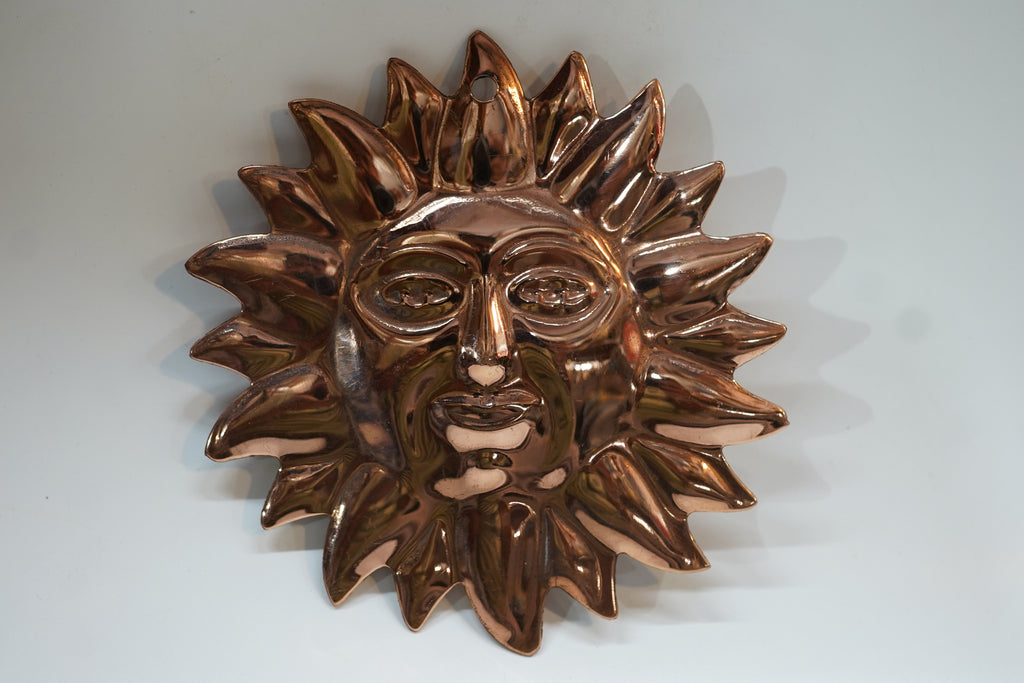 Premium Copper Sun Face Wall Decor