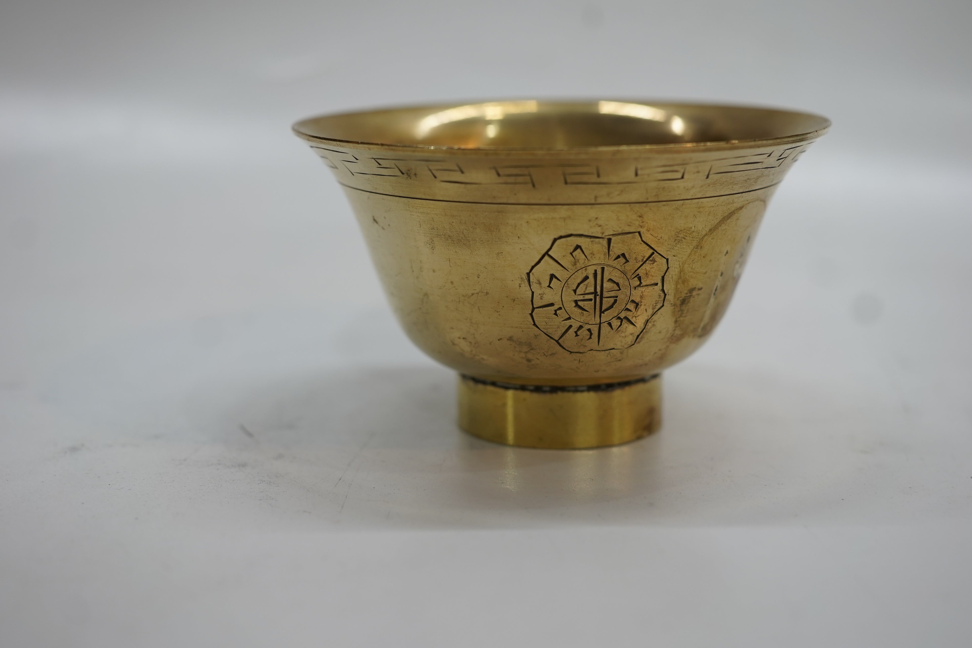 Premium Brass Decorative Bowl with Engraved Patterns | Traditional Brass Katori for Puja & Home Decor