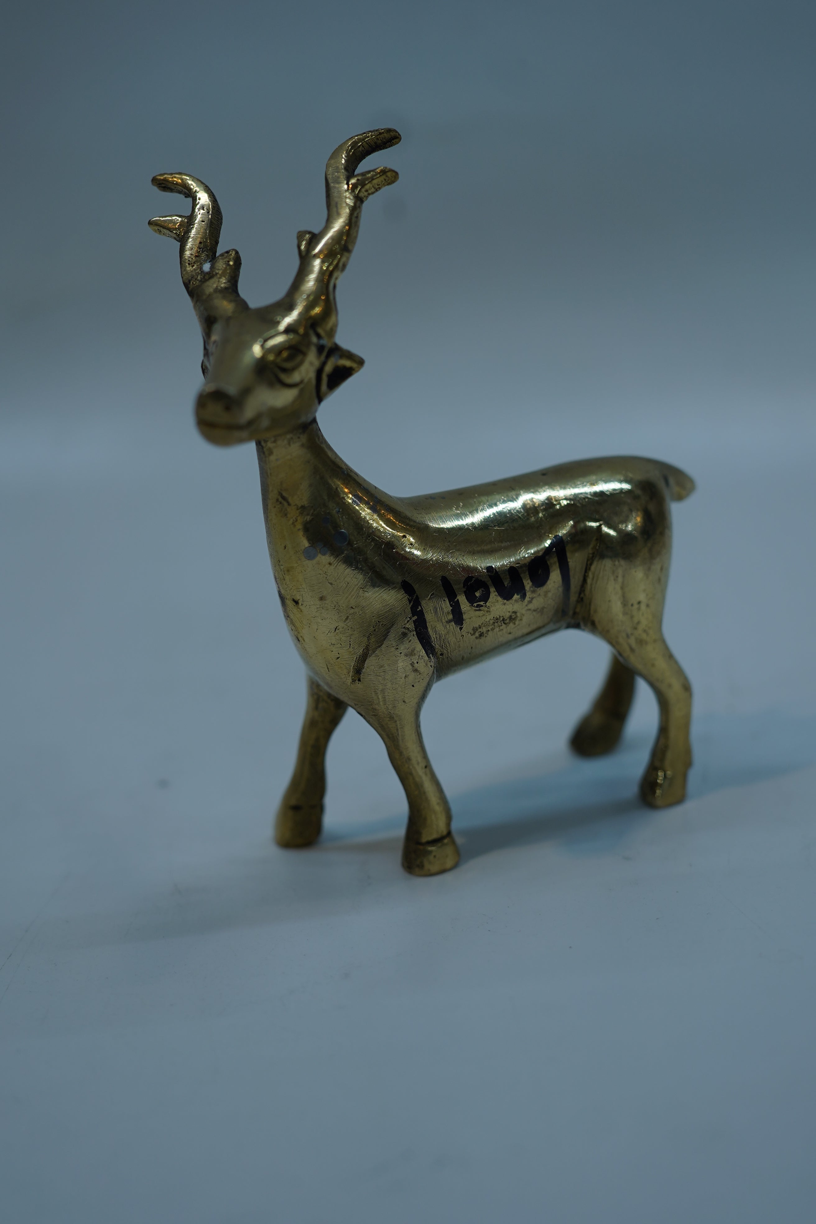 Handcrafted Brass Deer Figurine | Vintage Antelope Stag Showpiece for Home Decor & Gifting