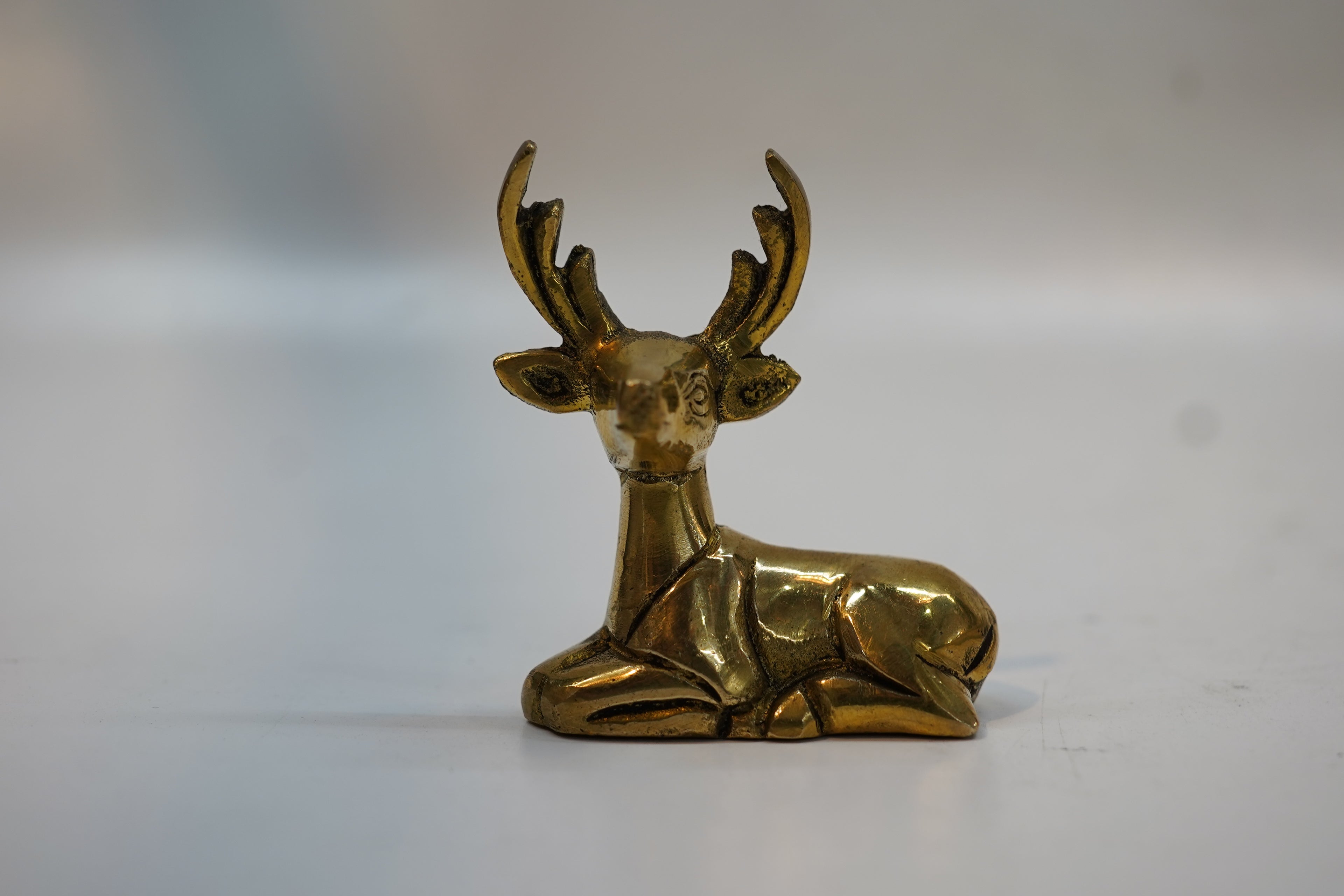 Brass Deer  Figuries Set  Animal Decor