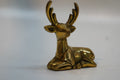 Premium Handcrafted Brass Deer Statue – Luxury Home Decor Showpiece