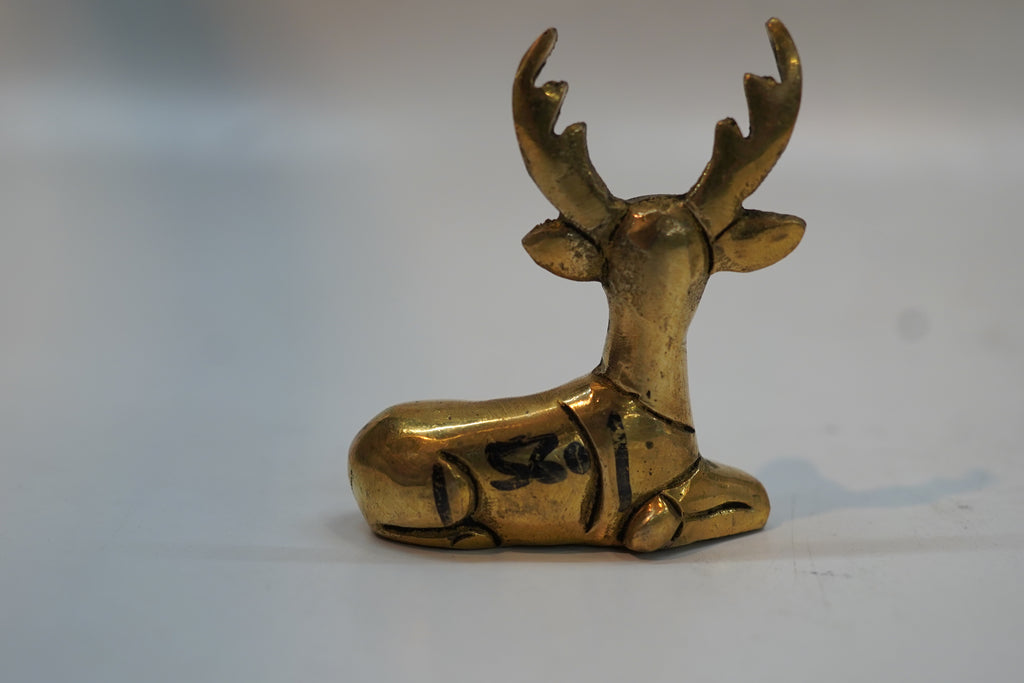 Brass Deer  Figuries Set  Animal Decor