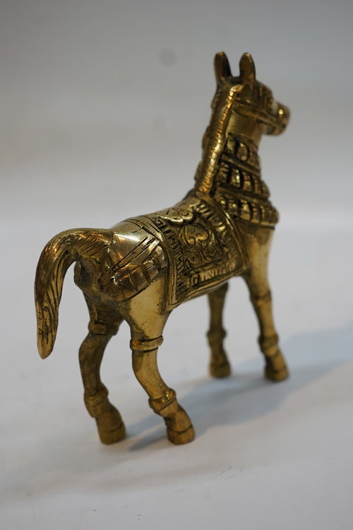 Premium Handcrafted Brass Horse Statue for Home Decor