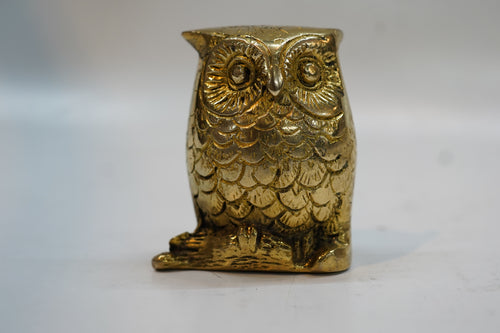 Premium Handcrafted Brass Owl Showpiece