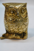 Premium Handcrafted Brass Owl Showpiece