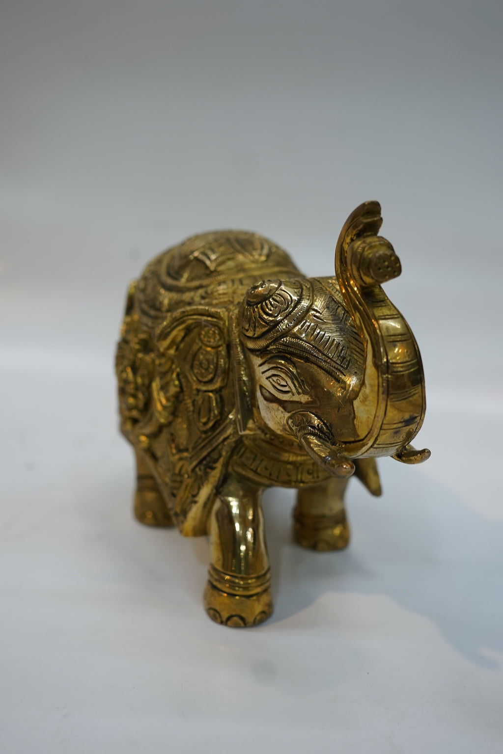 Premium Handcrafted Brass Elephant Idol