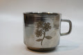 Floral Engraved Stainless Steel Tea and Coffee Mug