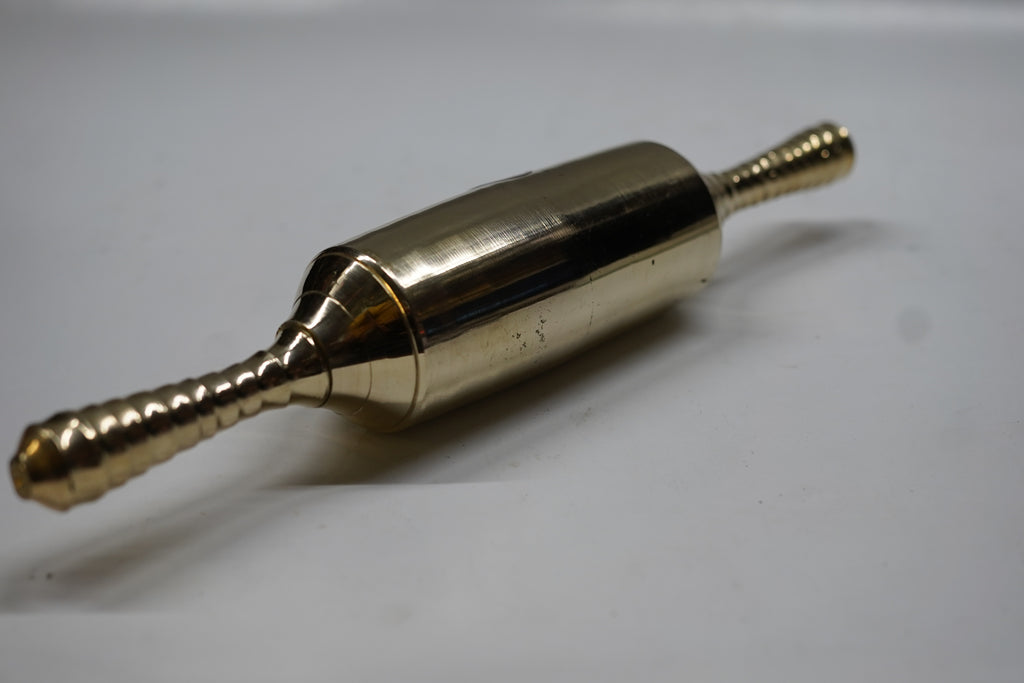 Premium Brass Rolling Pin (Belan) for Roti & Chapati | Handmade Brass Kitchen Tool