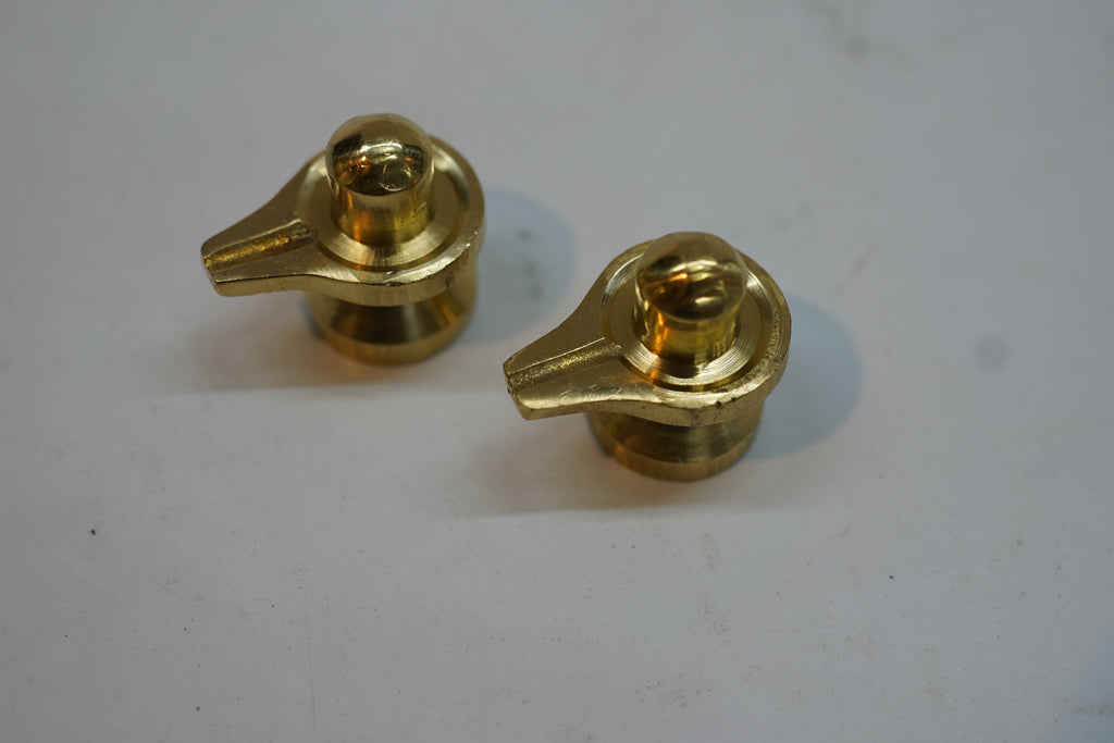 Elegant Brass Mahadev Pindi Pair Home Temple'