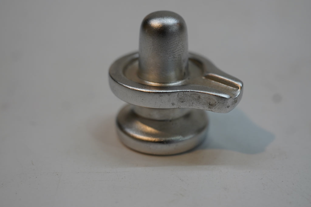 Premium Silver Finish Shivling Idol | Mahadev Pooja