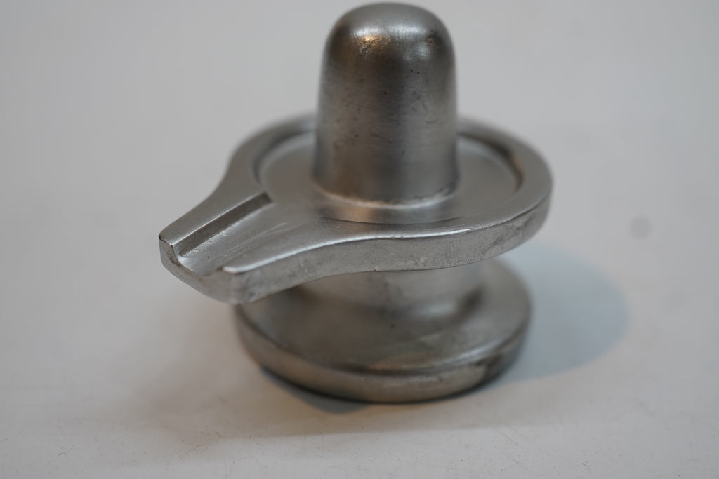 Premium Silver Finish Shivling Idol | Mahadev Pooja