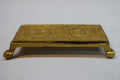 Antique Brass Pooja Chowki / Engraved Decorative Miniature Pedestal Stand
