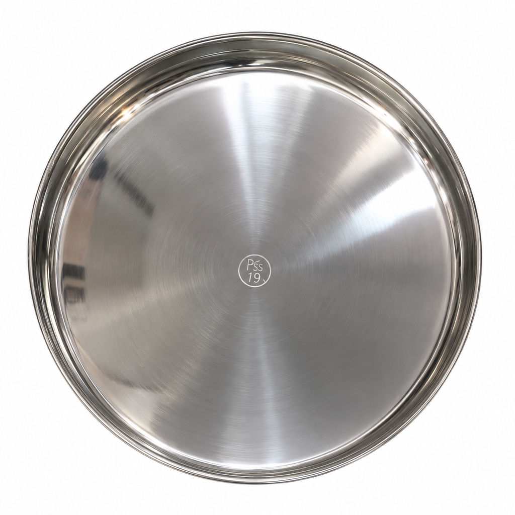 Premium Stainless Steel Round Thali 220g