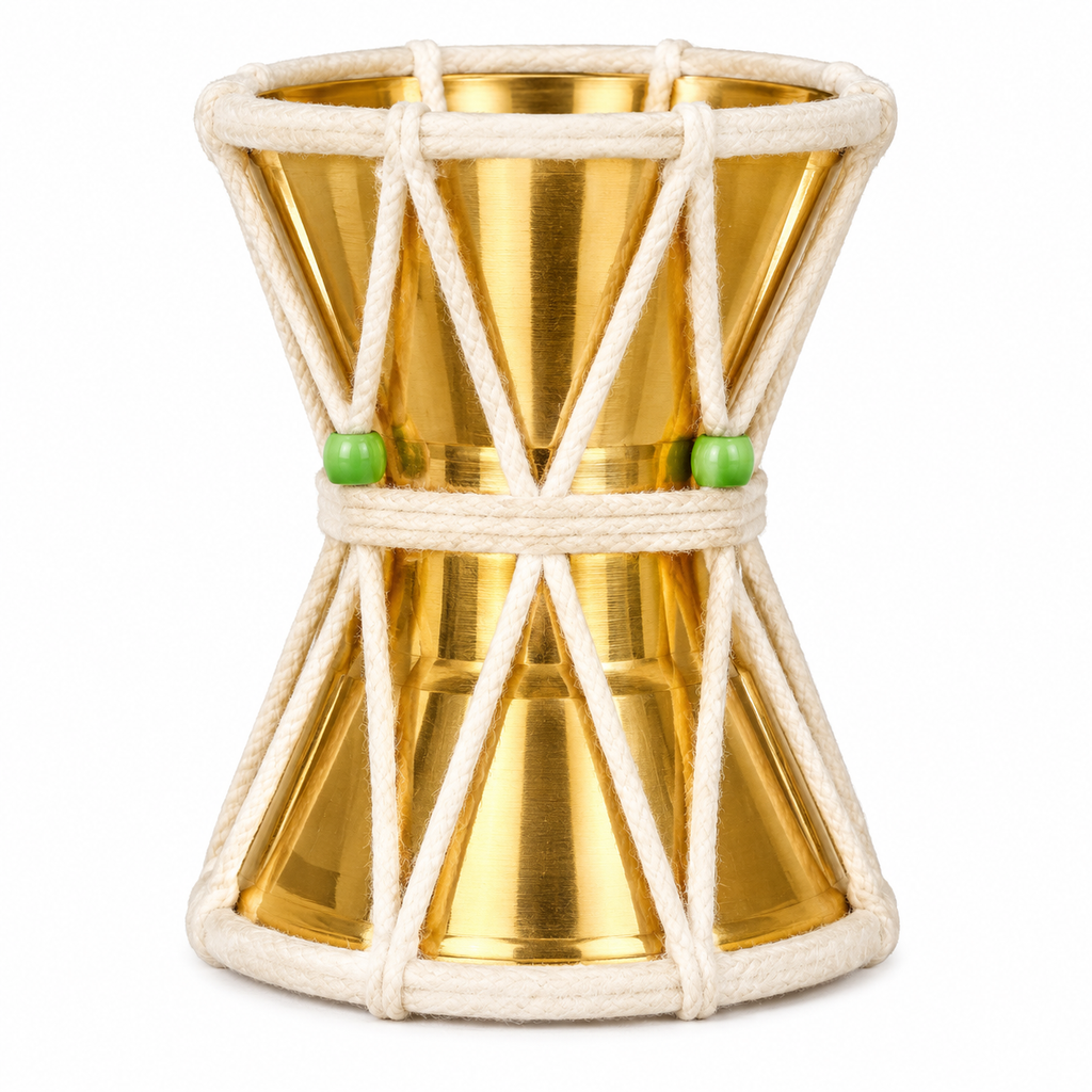 Premium Traditional Damru for Lord Shiva Pooja |