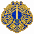 Blue Designer Poshak |
