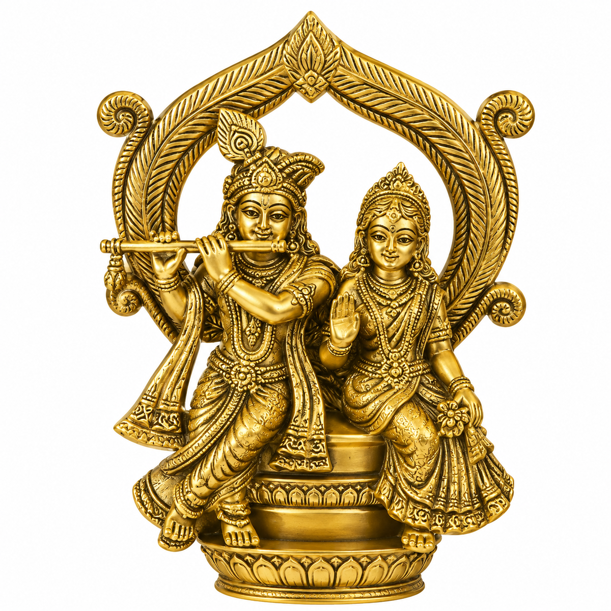 Brass Decorative Singhasan Backrest for Laddu Gopal Ji |