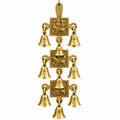 Premium Brass Hanging Bells with God Design