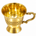 Traditional Royal Style Brass Drinking Cup | Ujwal Brass Store