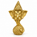 Premium Brass Lord Ganesha Face Idol