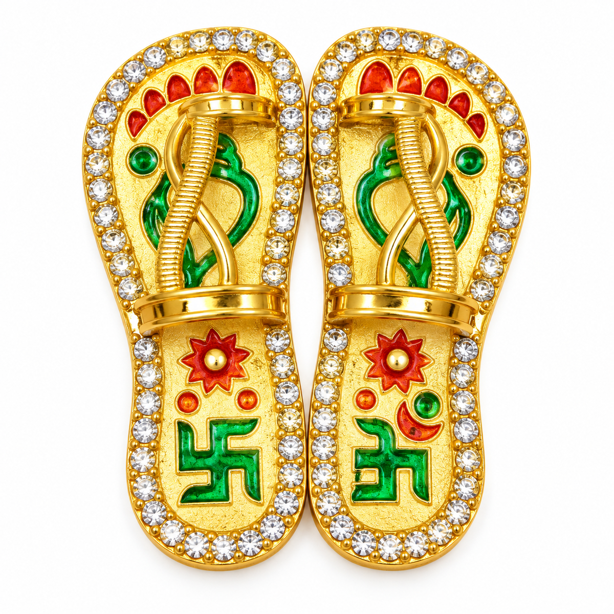 Laddu Gopal Ji Designer Swastik Charan Paduka