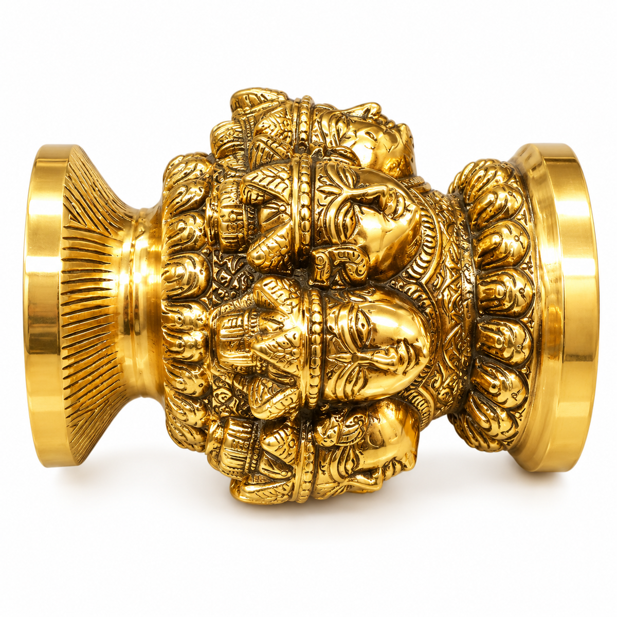 Premium Brass Panchmukhi Face Design Kalash |