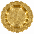 Premium Brass Designer Pooja Plate 30g