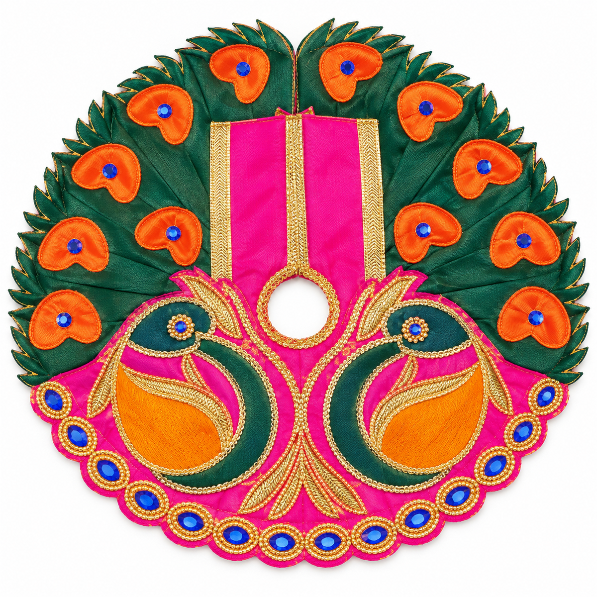 Laddu Gopal Ji Peacock Design Poshak