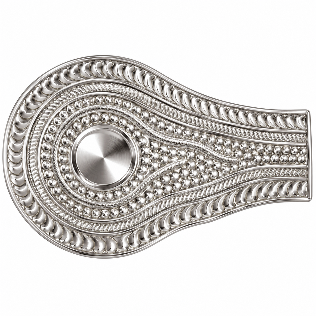 Premium Silver Finish Jaleri