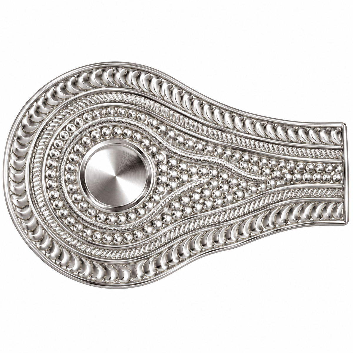 Premium Silver Finish Jaleri