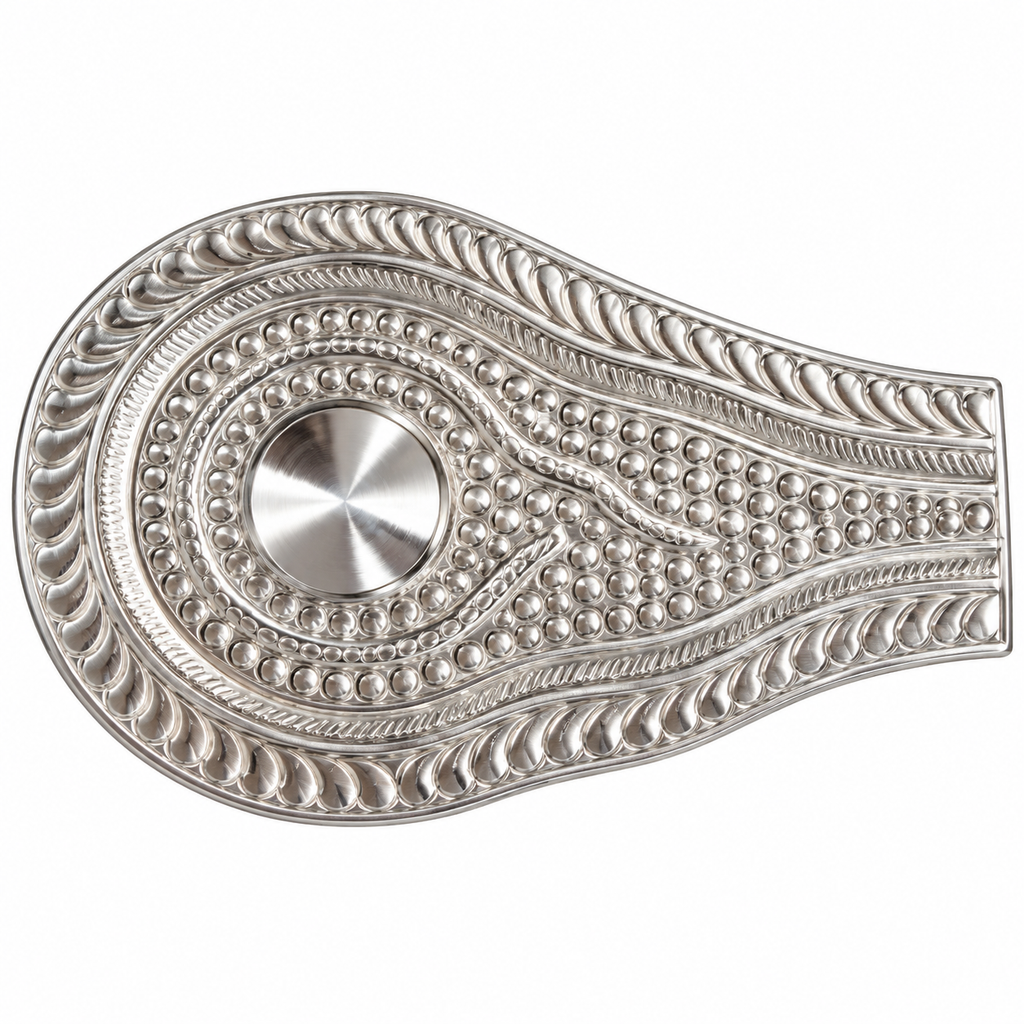 Premium Silver Finish Jaleri