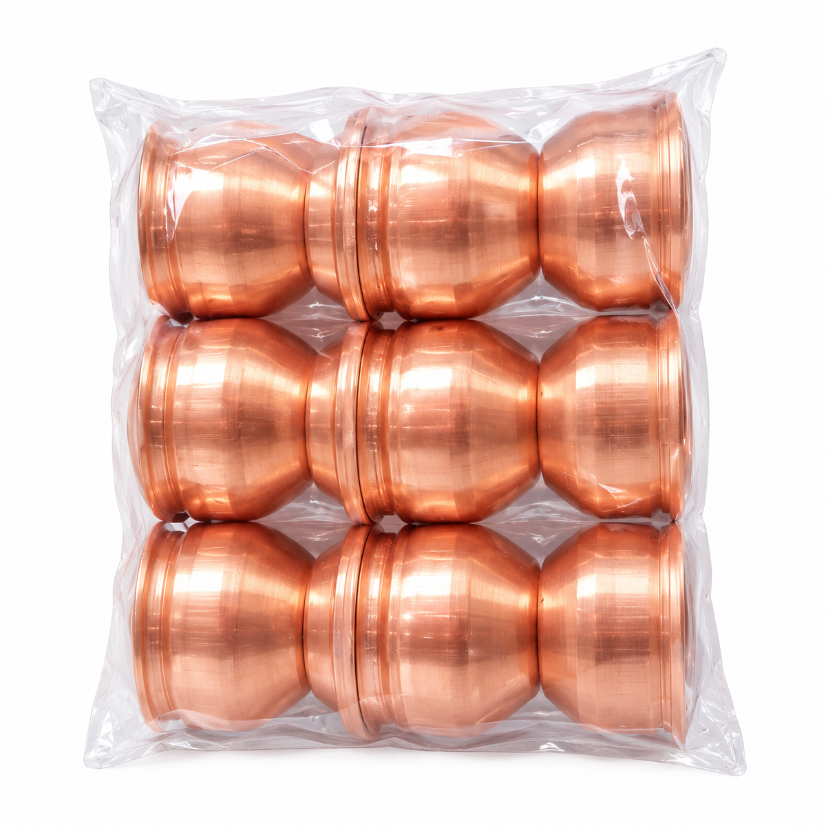 Premium Pavitra Gangajal Copper Coated Container Set