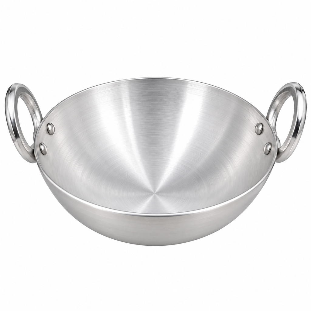 Premium Aluminium Kadai with Double Handles 780g