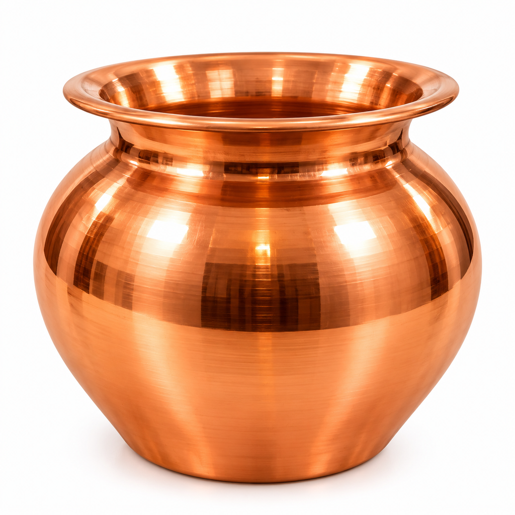 Traditional Copper Lota for Pooja & Religious Use