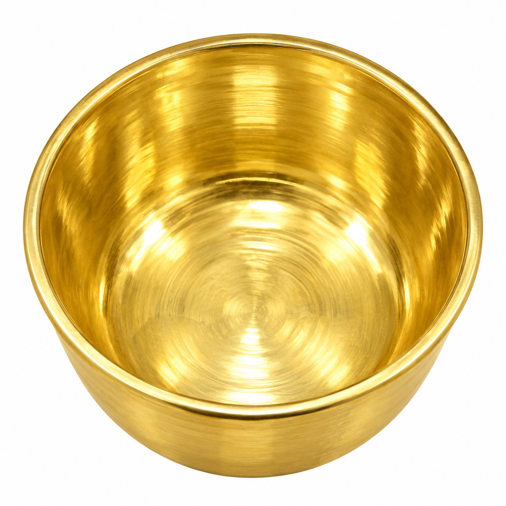 Brass Decorative Pooja Bowl with Lid