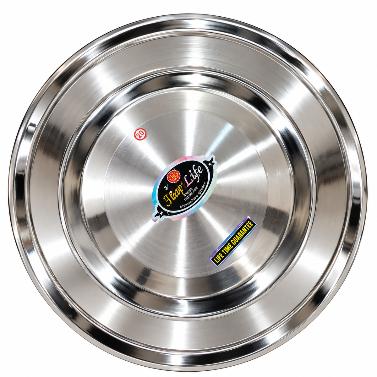 Premium Stainless Steel Round Parat