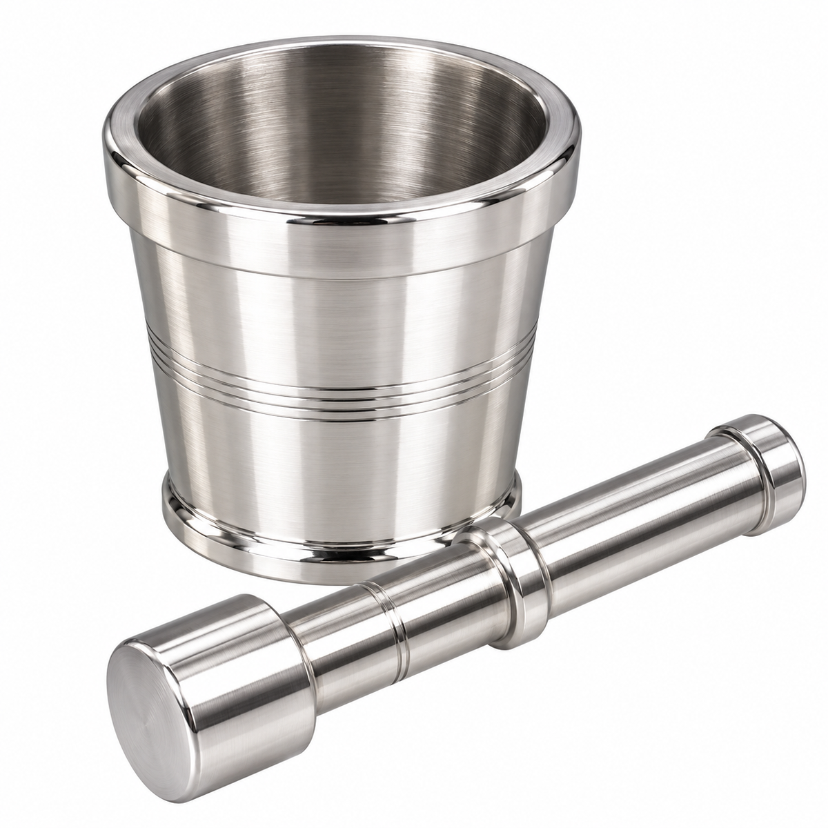 Stainless Steel Khalbatta with Pestle 970g