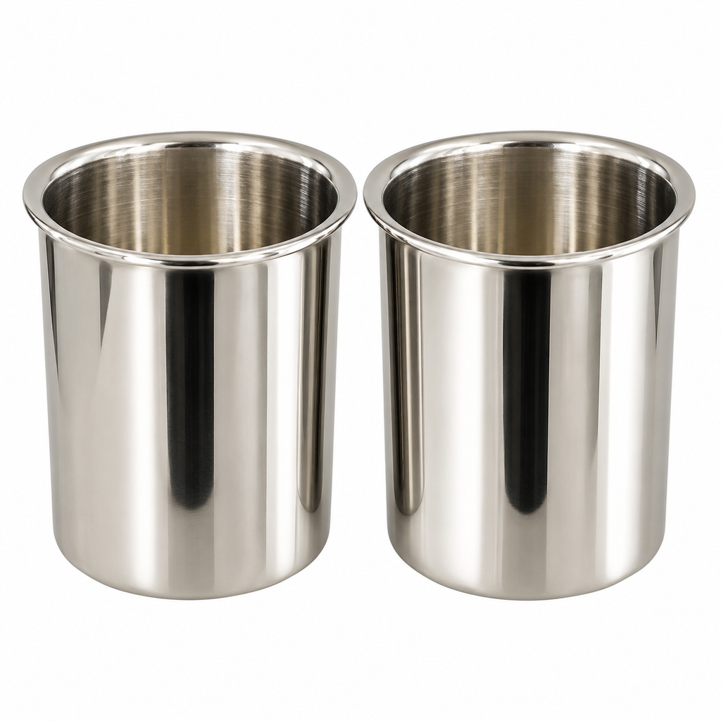Premium Stainless Steel Cups Set of 2