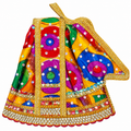Laddu Gopal Ji Multicolor Designer Poshak