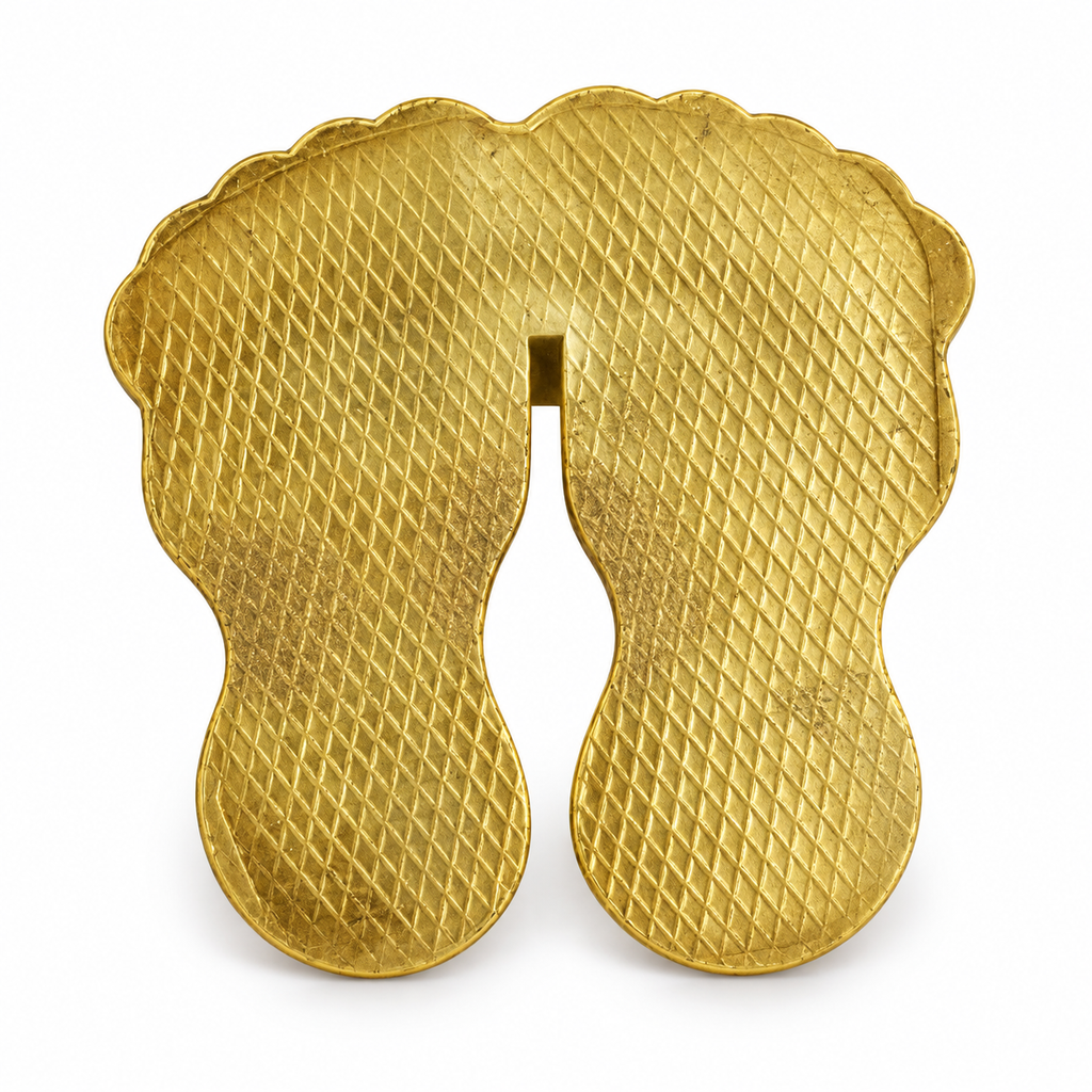 Brass Lakshmi Charan Paduka